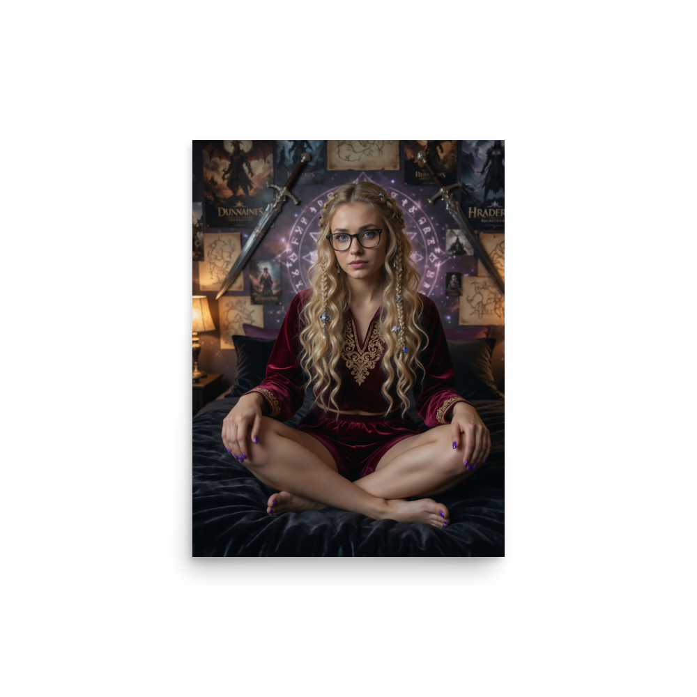 Enchanted Grove Muse Fantasy Wall Art - Image 5