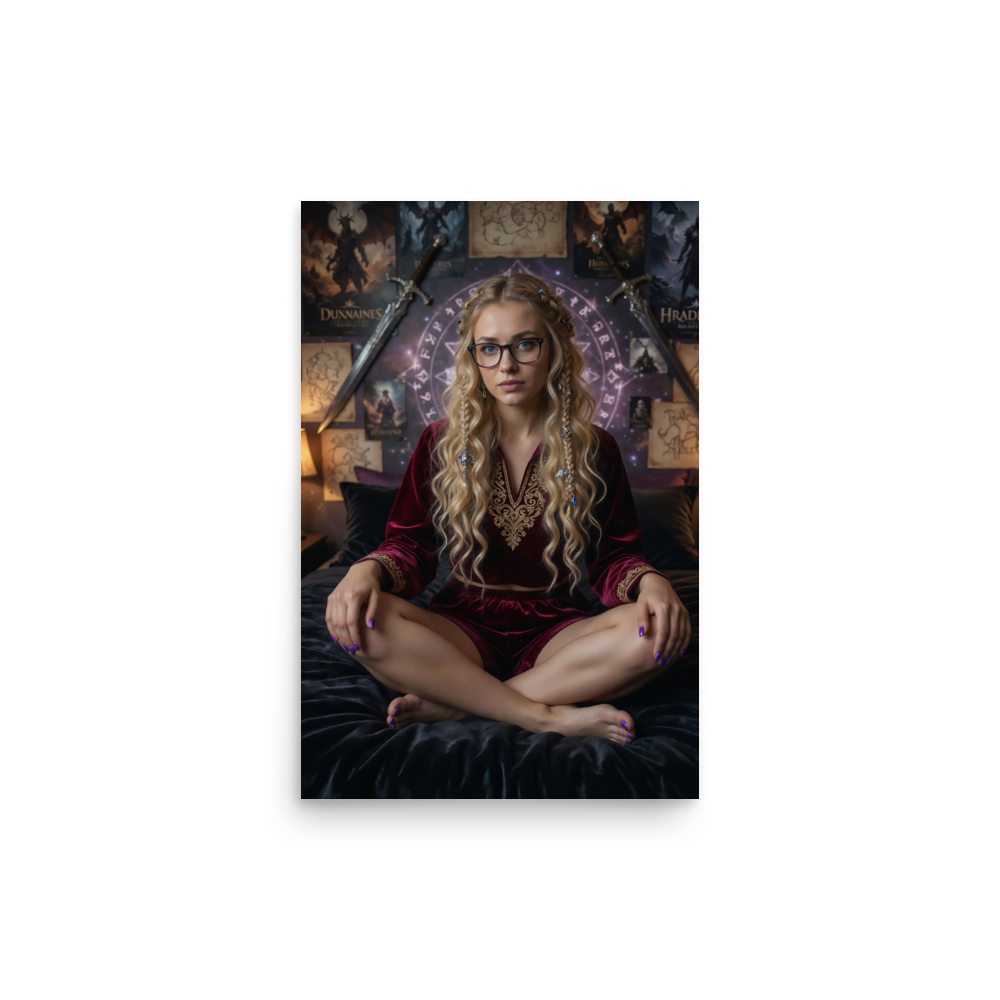 Enchanted Grove Muse Fantasy Wall Art - Image 6