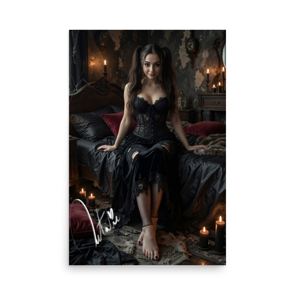 “Velvet Shadows Dark Romantic