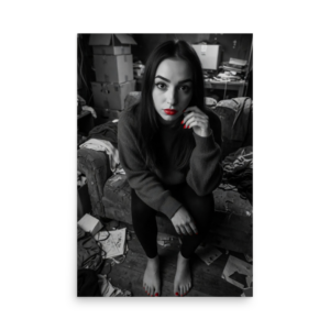 Neon Noir Natalie Graphic Poster