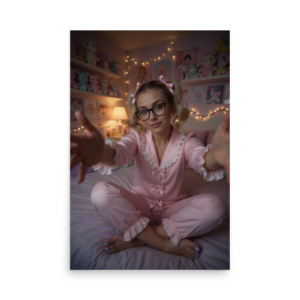 Neon Kawaii Dream Girl Cute Aesthetic