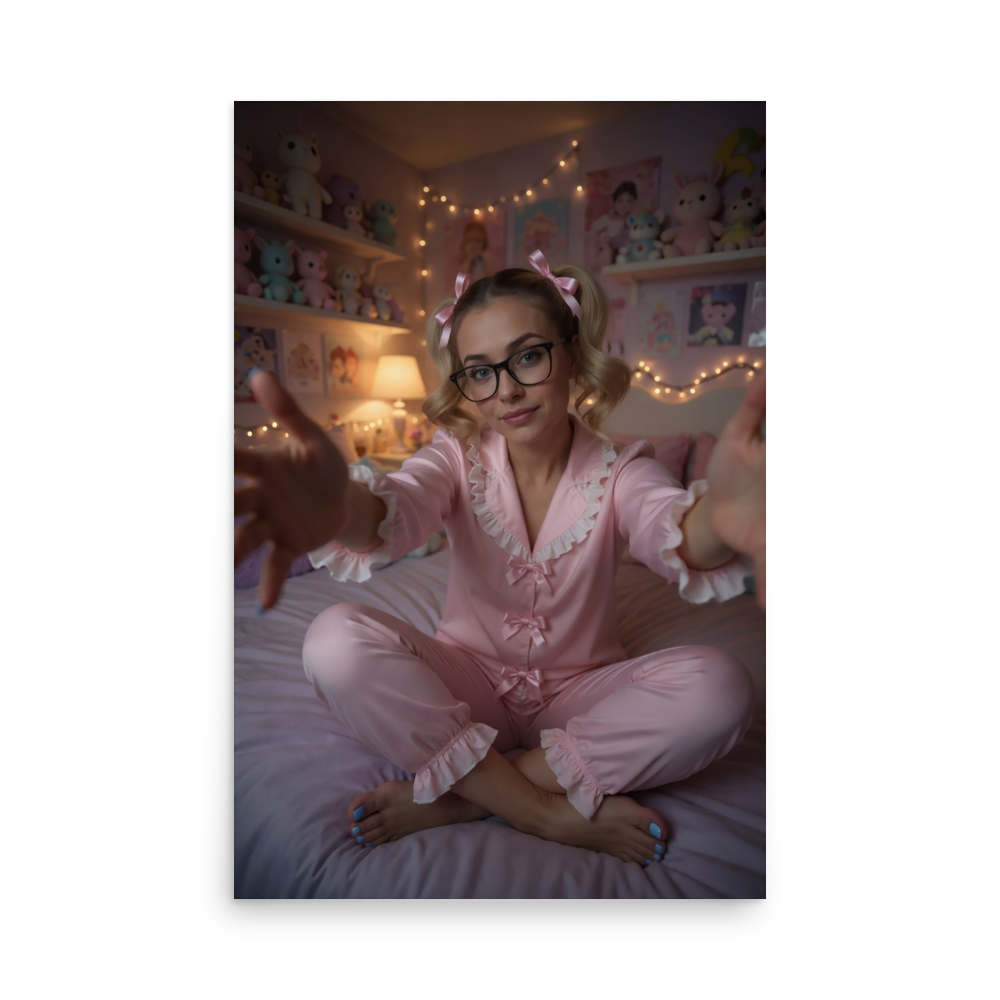 Neon Kawaii Dream Girl Cute Aesthetic