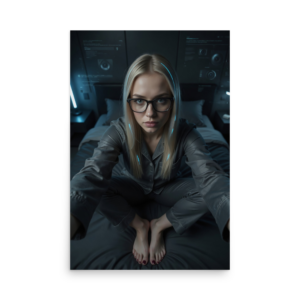 Digital Reflection Black Mirror