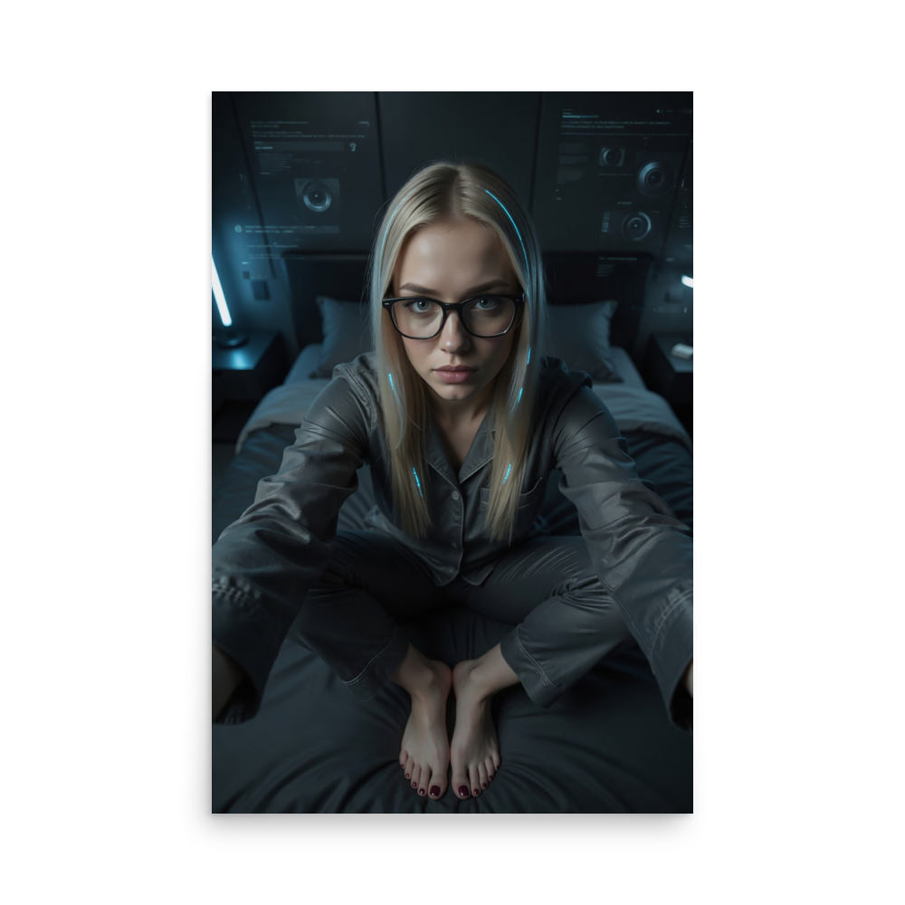 Digital Reflection Black Mirror