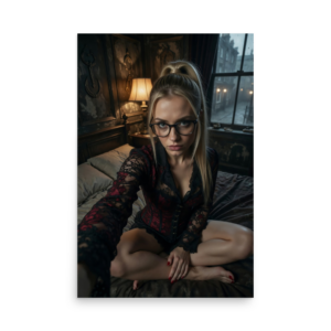 Burtonesque Reverie Gothic Portrait