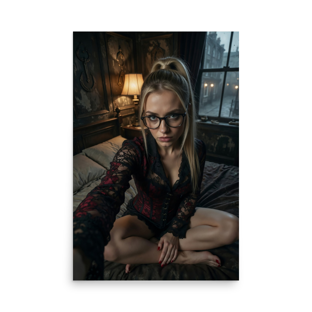 Burtonesque Reverie Gothic Portrait