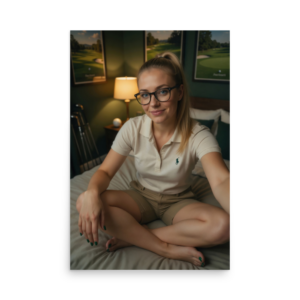 Fairway Elegance Golf Poster