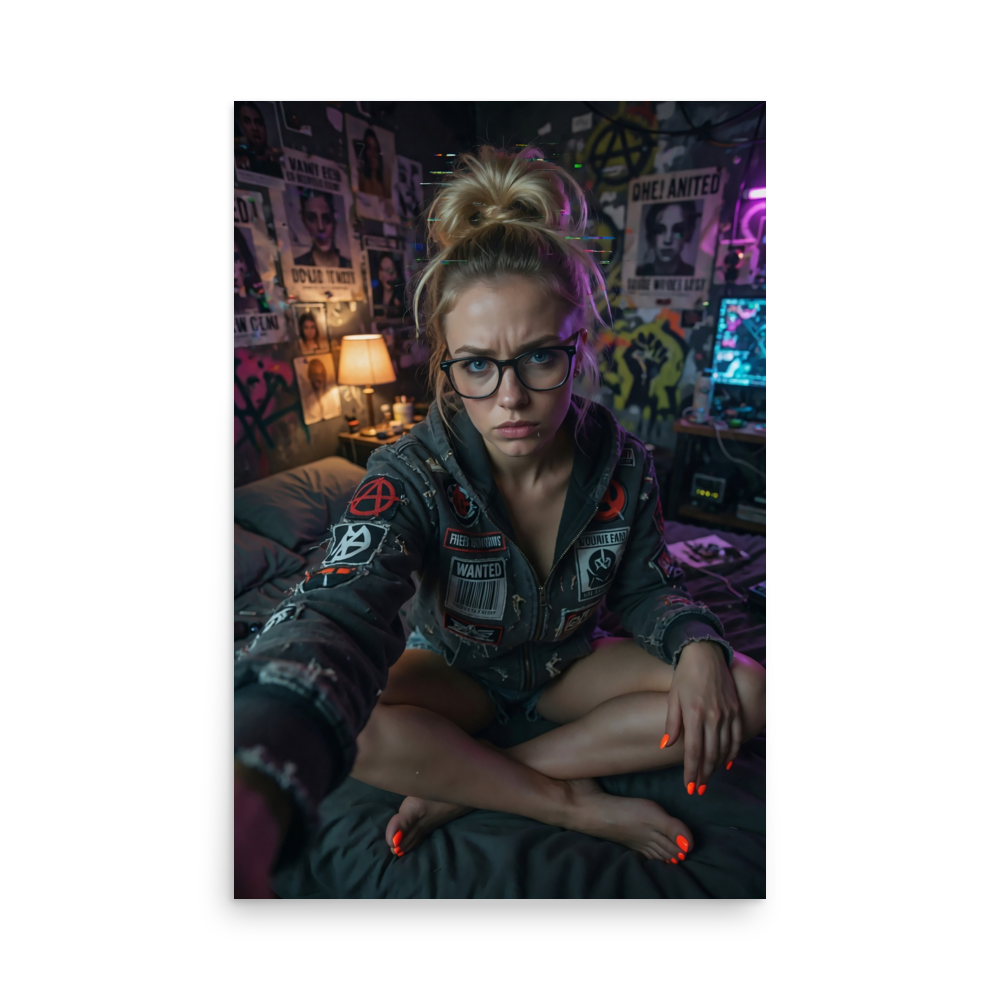 High Score Neon Arcade Aesthetic