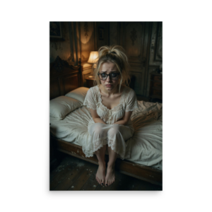 Haunted Beauty Emma Webb Horror Poster
