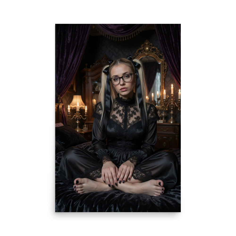 Shadow Queen Dark Editorial Poster