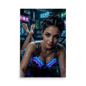 Lexi Neon Chrome Synthetic