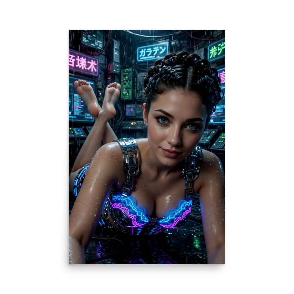 Lexi Neon Chrome Synthetic