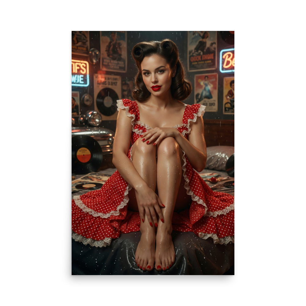 Steph 1950s American Beauty Poster