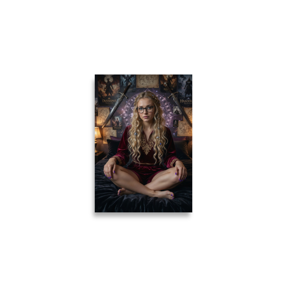 Enchanted Grove Muse Fantasy Wall Art - Image 3