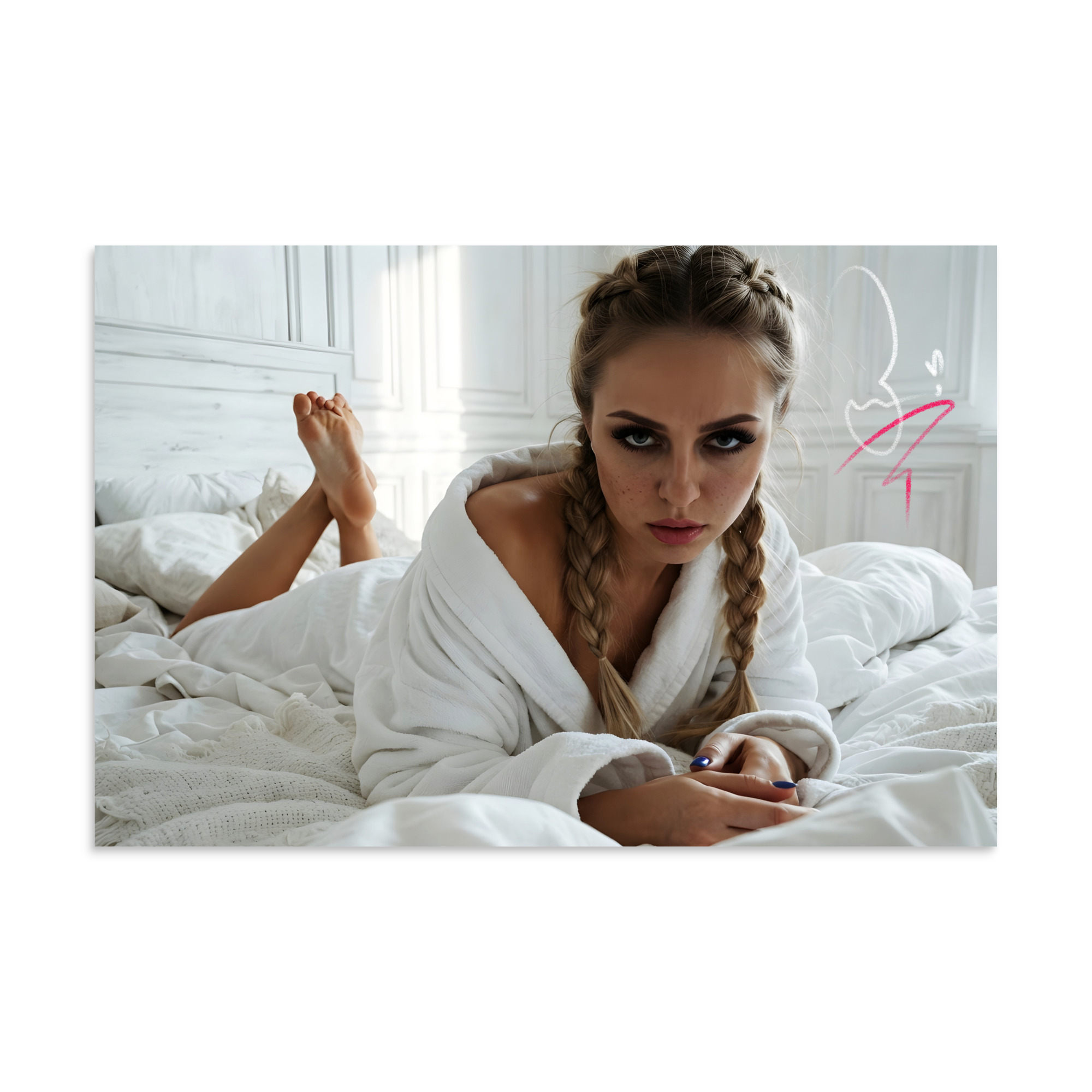Robe On, Braids, Still Looking - Image 11