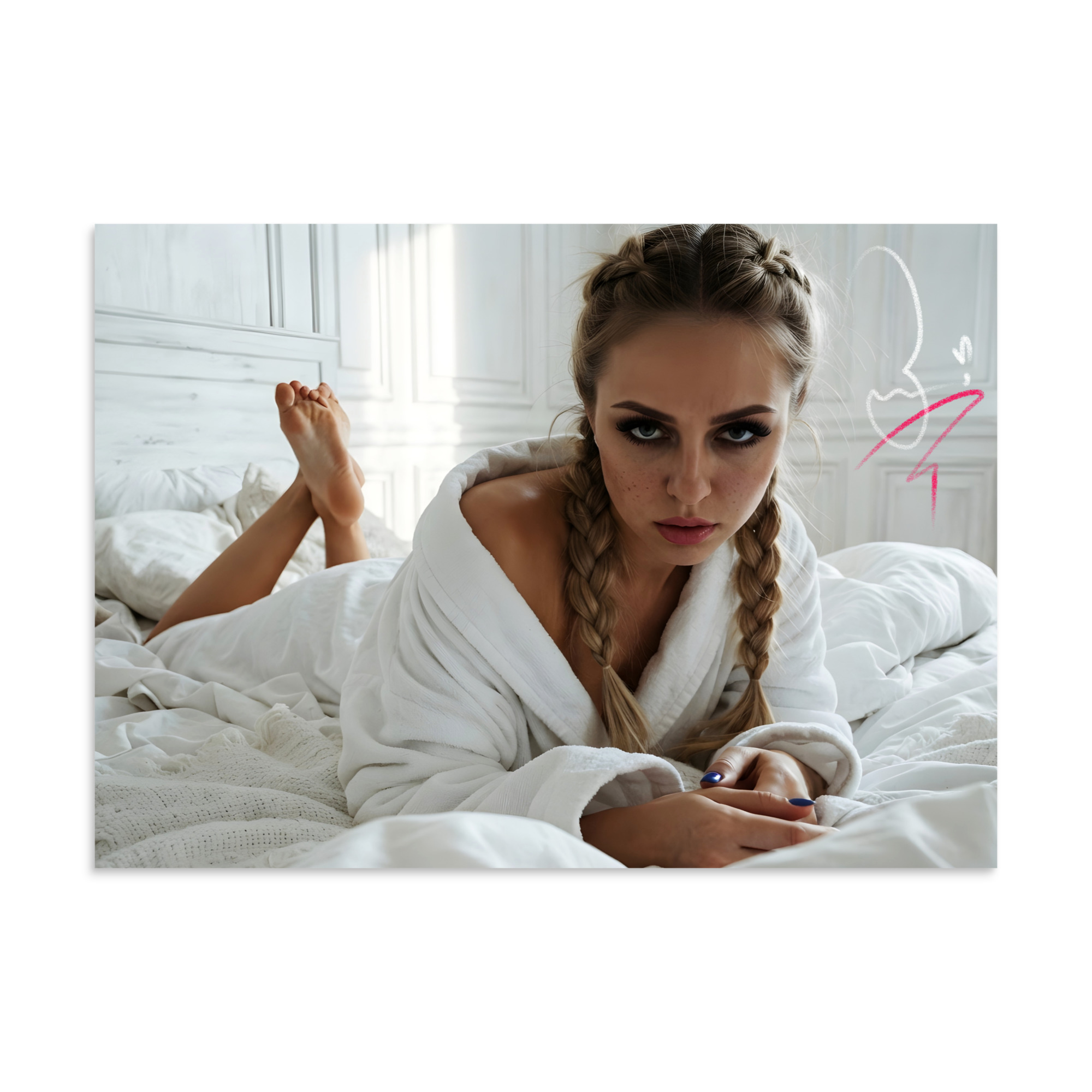 Robe On, Braids, Still Looking - Image 13