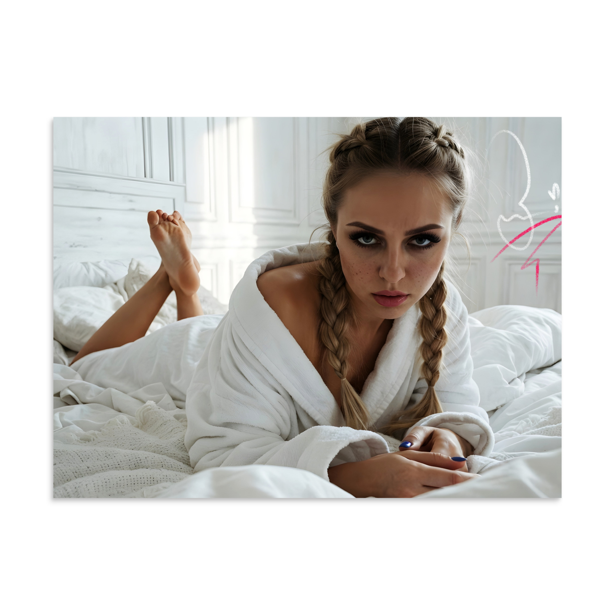 Robe On, Braids, Still Looking - Image 14