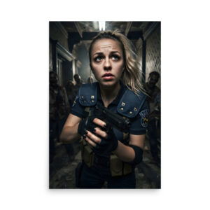 Jill's Vest On, Hallway, Not Looking Back