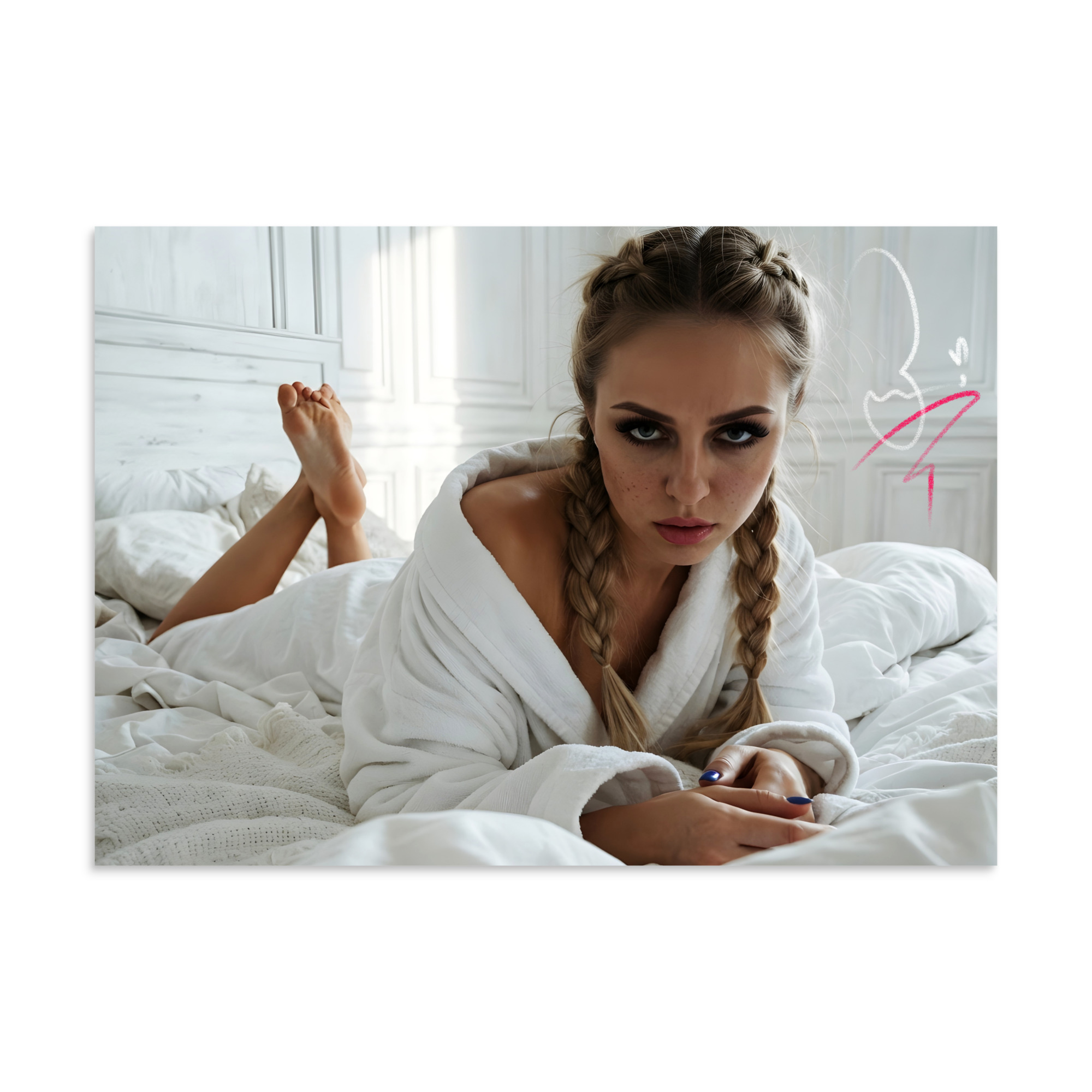 Robe On, Braids, Still Looking - Image 16